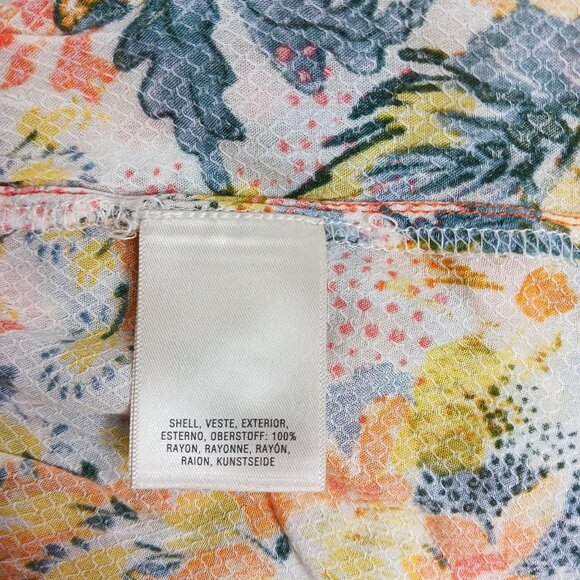 Anthropologie Floreat Lace-up Anafa Tiered Tank Top - Picture 11 of 11